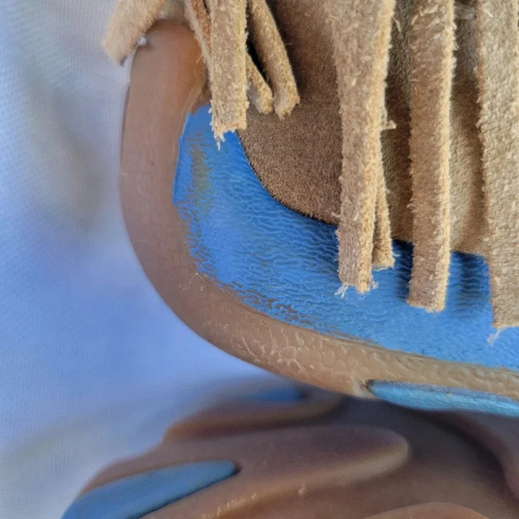 Twisted X Chukka Driving Lace-up Moccasin, Youth Size 3, Western Serape Leather - Picture 8 of 11